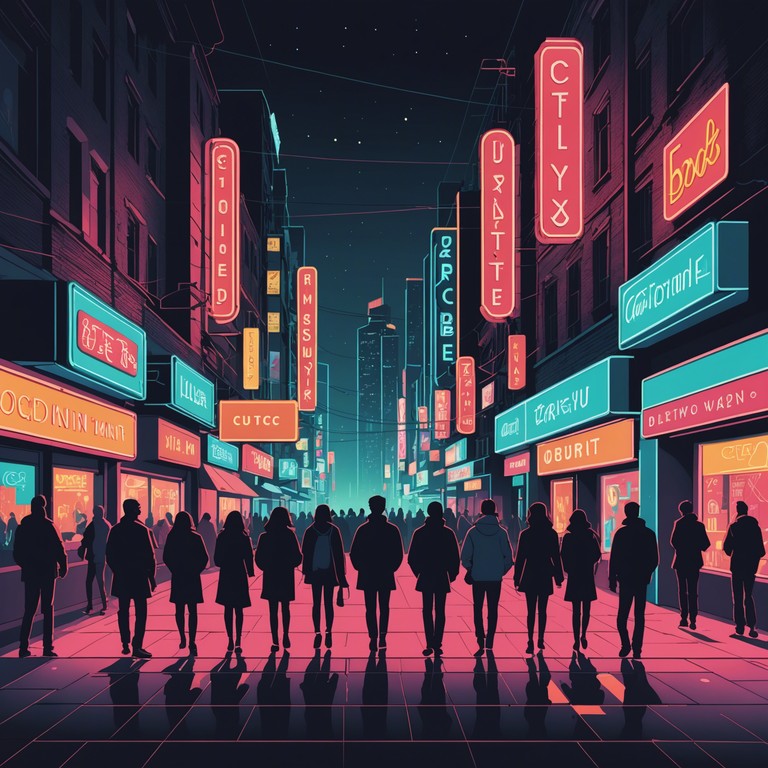 This track amalgamates the infectious energy of urban life with the passionate rhythms of salsa music. Imagine wandering through a bustling cityscape as lively percussion and bass underline each step you take under the neon lights