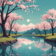 gentle melodies evoke serene japanese landscapes