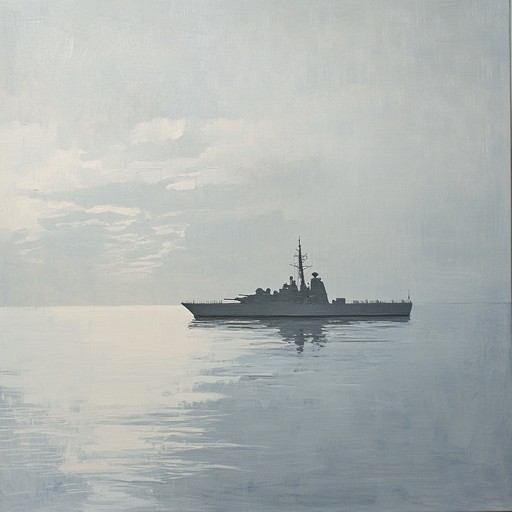 A calm and peaceful instrumental piece inspired by the tranquil moments of the russian navy at sea, this song captures the soothing sounds of gentle waves and the graceful movement of a naval ship gliding through calm waters. The composition features traditional russian instruments, creating a nostalgic and serene atmosphere reminiscent of historical naval journeys.