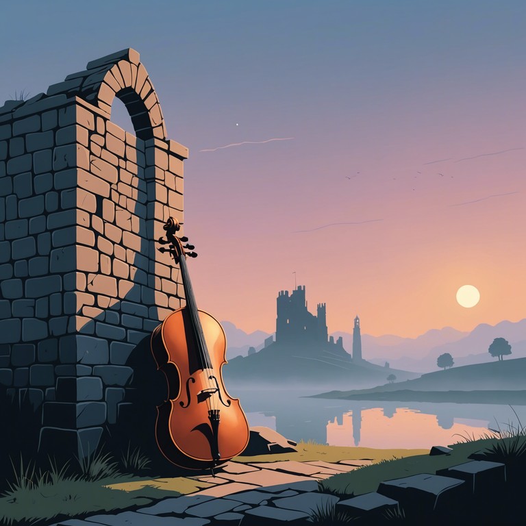 Exploring deeper into the shadows, this version emphasizes the echoic nature of the cello, paired with more pronounced electronic effects, to enhance the feeling of being lost in a boundless ethereal realm.