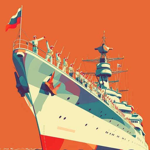 A lively instrumental celebrating the adventurous life of the russian navy, capturing the joyous spirit of sailors. This track is filled with uplifting melodies, rhythmic beats, and traditional elements that reflect cultural pride and maritime adventure.