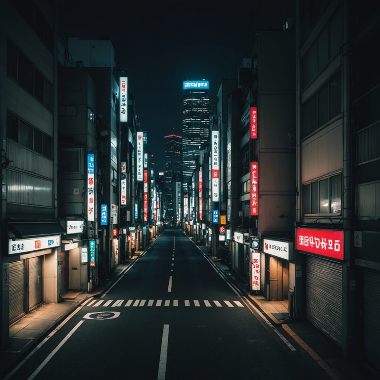 Mixing the vibrant energy of j pop with moody, dark undertones, this song captures the enigmatic allure of tokyo at night. A compelling blend of bright, catchy hooks and a shadowy, mysterious rhythm characterizes the paradox of the city's nightlife. The instrumentation provides a contrast between light and dark, mirroring the diverse character of tokyo after sunset.