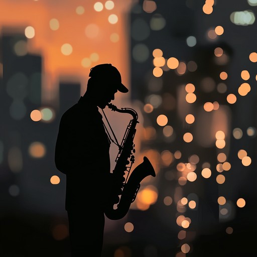 An instrumental jazz house composition that weaves smooth saxophone riffs with warm piano chords, creating a nostalgic atmosphere reminiscent of late night city lounges.