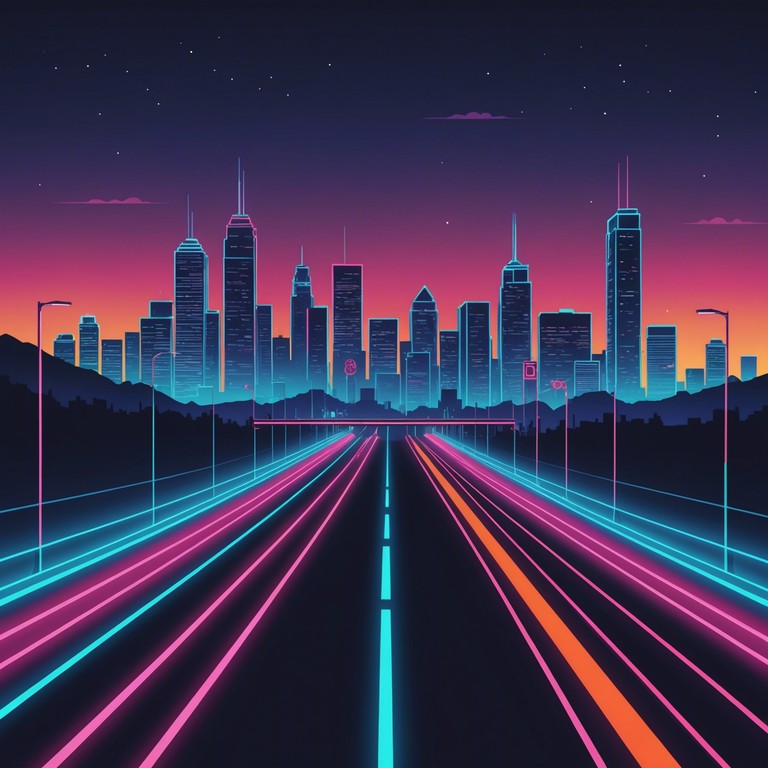 A deeper dive into the night, where smoother, flowing synth rhythms blend with more pronounced bass undertones to create a feeling of close, personal intimacy under the dim glow of city neon lights