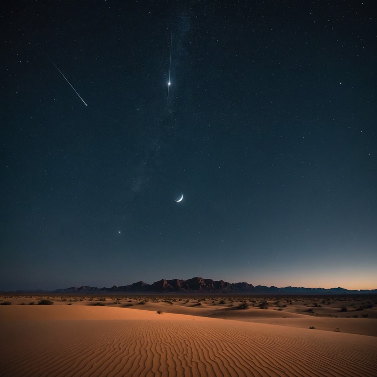 An evocative piece capturing the solitude and vastness of the desert night, expressed through the poignant sounds of a solo oud. Deep notes echo a blend of melancholy and peace, as if the music is whispering ancient secrets carried by the wind.