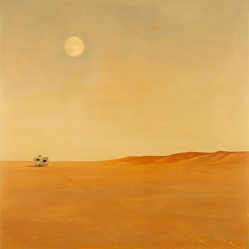 A spiritual instrumental focusing on the mysticism of the middle eastern deserts. It uses traditional middle eastern scales and rhythms complemented by haunting vocal chants to evoke a sense of sacredness and ancient wisdom. The piece builds slowly, with intricate string plucking and subtle percussion, creating a peaceful yet profound ambiance.