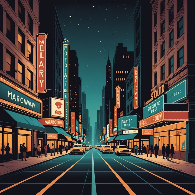 This instrumental track combines the raw, gritty essence of urban sounds with the grandeur and dramatic flair of classic broadway music. Perfect for setting a scene of intense drama with a backdrop of city skylines. The piano takes center stage, leading the melody with powerful, emphatic strokes, thereby merging theatrical drama with streetwise energy.