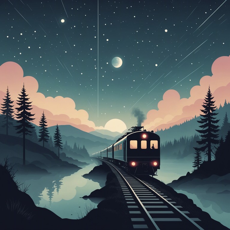 A hauntingly beautiful blues instrumental that captures the essence of an enigmatic night journey by train. Solemn guitar melodies intertwine with the whisper of distant whistles, crafting an auditory journey through mystery and tranquility.