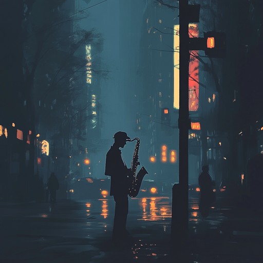 An instrumental track that blends smooth soul melodies with urban grooves, capturing the essence of the city at night. The song features a mellow saxophone lead over laid back beats, evoking feelings of introspection and calm amidst the city's hustle.