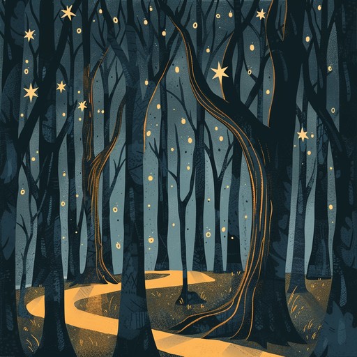 A serene instrumental lullaby that creates an enchanting woodland dream atmosphere. Gentle melodies played on a music box soothe children to sleep, transporting them to a peaceful dreamland.