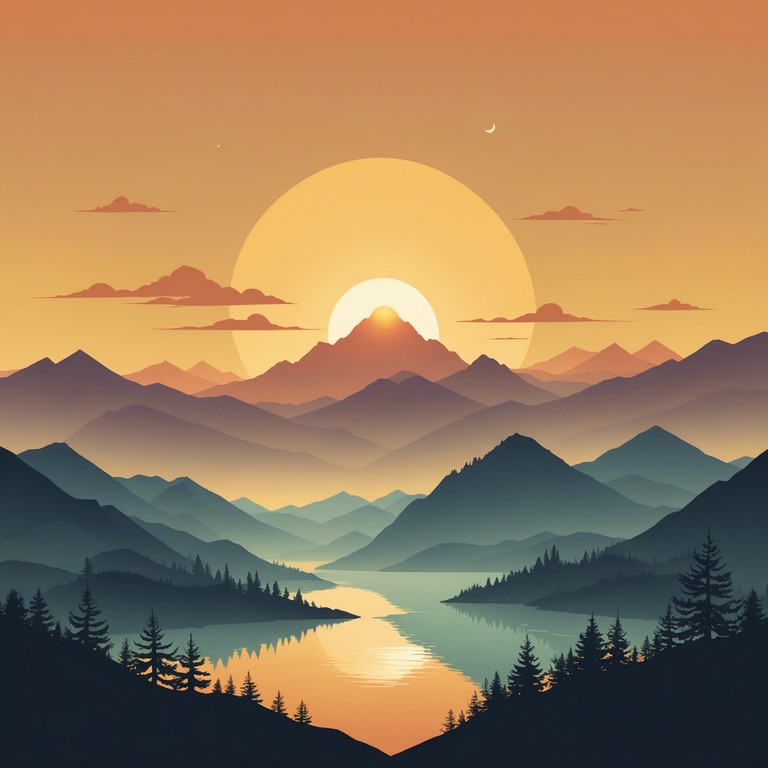 This instrumental track captures the ethereal beauty of a sunrise over lofty mountains, blending ancient ethnic instruments with modern synthesis to create a sound that is both timeless and contemporary. The music progressively builds as the dawn breaks, mimicking the rising sun with a crescendo of harmonious sounds.