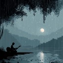 dreamy hindustani melodies evoke monsoon rains under moonlit skies.
