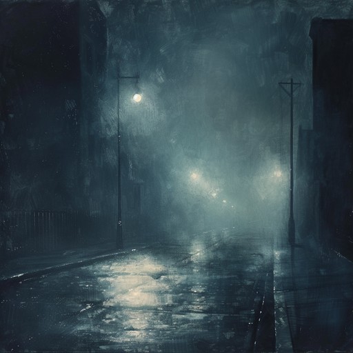 This track captures the essence of a ghostly midnight stroll through a deserted town, where soft rock guitar melodies intertwine with ethereal synths, creating an atmosphere that is equally haunting and beautiful. The gentle strumming of the guitar, accompanied by soft percussive elements, evokes a sense of nostalgia mixed with a touch of melancholy, as if the night whispers old secrets into the ears of a lone wanderer.