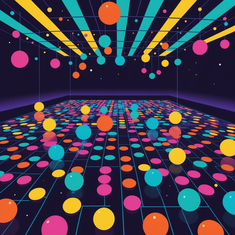 Imagine the grandeur of a majestic ballroom infused with the energetic pulses of disco beats, creating an atmosphere that is both uplifting and irresistibly groovy. This piece combines grand instrumental sweeps with the rhythmic dance floor vibes of the 70s, perfect for a modern yet nostalgic music experience.