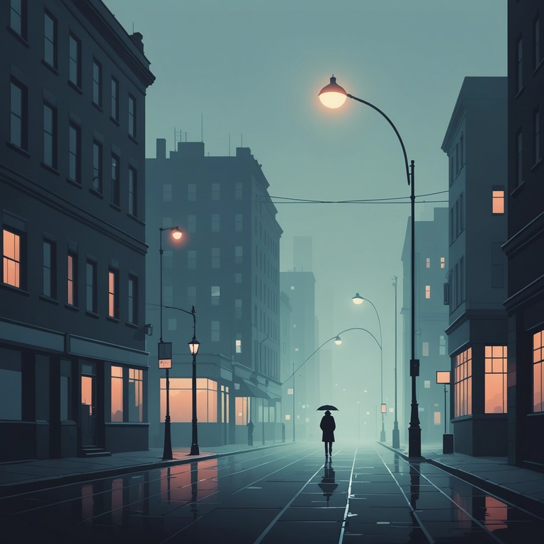 Capturing the essence of a late night drive through mysterious urban landscapes, this track combines deep, resonant bass with eerie melodic loops to create a sense of unfolding suspense. Retro synth sounds add a touch of nostalgia, making the listener feel like the protagonist in a vintage detective film navigating through foggy, dimly lit streets.