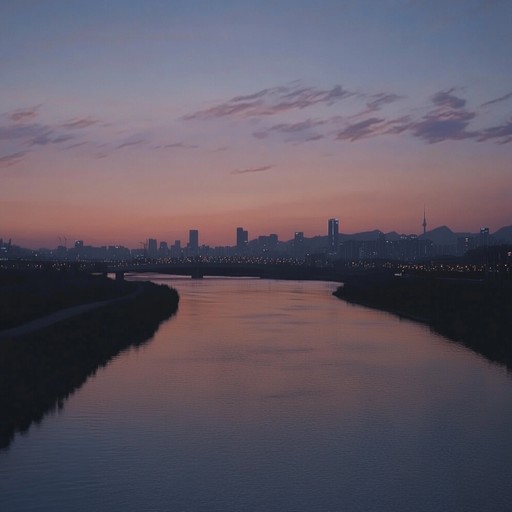 Imagine sitting by the calm han river, late evening, as soft melodies from a kayagum echo through the air, mingling with nature's own whispers. This track revitalizes the soul and links to korea's historic aesthetic.