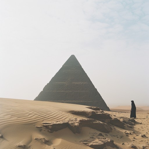 This enchanting instrumental piece transports the listener to the ancient sands of the nile, evoking images of towering pyramids, majestic sphinxes, and the eternal mysteries of egyptian civilization. The haunting melodies, played on traditional middle eastern instruments like the oud, ney, and kanun, intertwine with the pulsating rhythms of the darbuka and riq, creating an atmospheric soundscape that captures the essence of the land of the pharaohs. As the music ebbs and flows, it tells the story of a bygone era, filled with the grandeur of mighty rulers, the wisdom of ancient gods, and the timeless beauty of the nile.