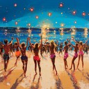 shimmering dance beats for joyous summer celebration