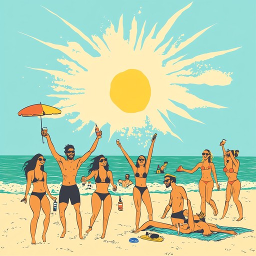 A captivating tune filled with bright, sunny melodies and rhythmic hooks that bring to mind warm, carefree summer days. This synthpop track features pulsing beats and vibrant instrumentation, perfect for dancing, relaxing, or simply enjoying the upbeat vibes