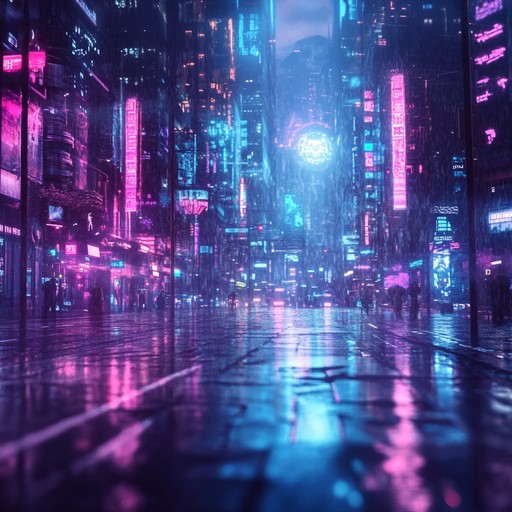 Step into a neon drenched cyberpunk metropolis with futuristic beats and synths. This track captures the essence of high tech excitement and mystery, delivering an energetic and dark soundscape perfect for any dystopian adventure.