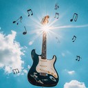 a cheerful blues rock instrumental that makes you move happily