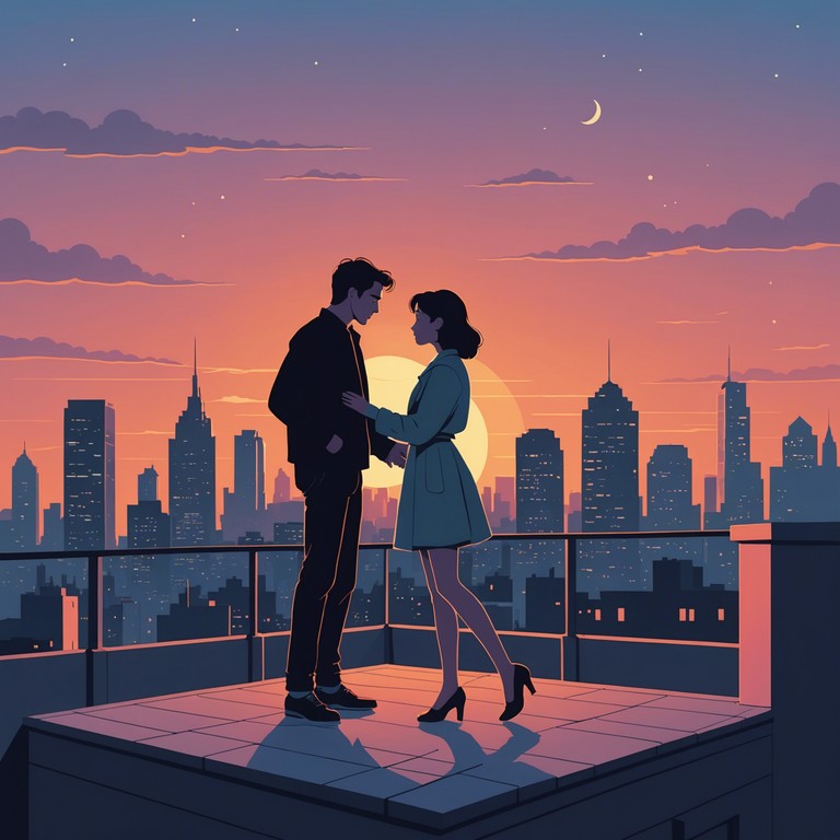 Imagine a slow dance in the midst of a sleeping city, under the dim glow of streetlamps and a starry sky. This version of the track enhances the depth of the night's embrace, with a focus on fluid synth leads and more pronounced, heartfelt vocal samples, elevating the emotional impact and the sense of togetherness in isolation.