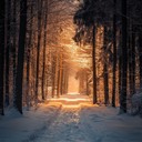 calm instrumental evoking serene, holiday winter moments perfectly