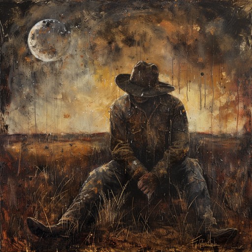 This melancholic piece tells the story of a lonely cowboy riding through the vast, empty plains, lost in thought and memories. The slow, gentle melody is carried by a single acoustic guitar, accompanied by the mournful tones of a harmonica. The song evokes a sense of longing, solitude, and the bittersweet beauty of the american west.