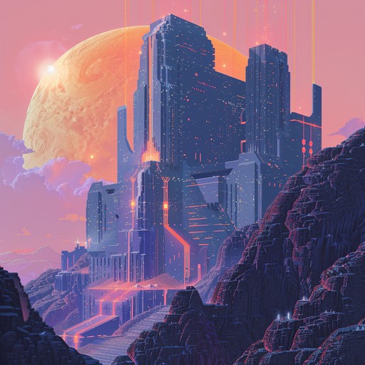 Experience a majestic electronic odyssey with grand synths, powerful basslines, and dynamic rhythms. The track offers layers of captivating harmonic textures and monumental crescendos, perfect for creating an awe inspiring atmosphere.