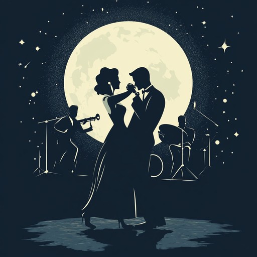 Experience the elegance of a moonlit ballroom with this sophisticated swing piece. Piano driven melodies, gentle drum brushes, and lush brass fill the air, creating an enchanting, romantic, and danceable atmosphere.