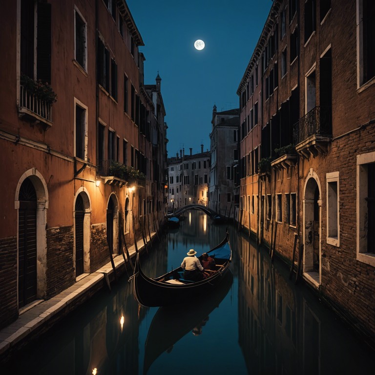 Imagine a dreamy night in venice where the moonlight sparkles on the gently flowing water, illuminating ancient pathways and echoing through the serenading melodies. Every note of the piano tells a tale of love timeless and deep within the romantic setting of the canals. Feel the allure of venice as the music envelops you in the dance of romanticism and mystique