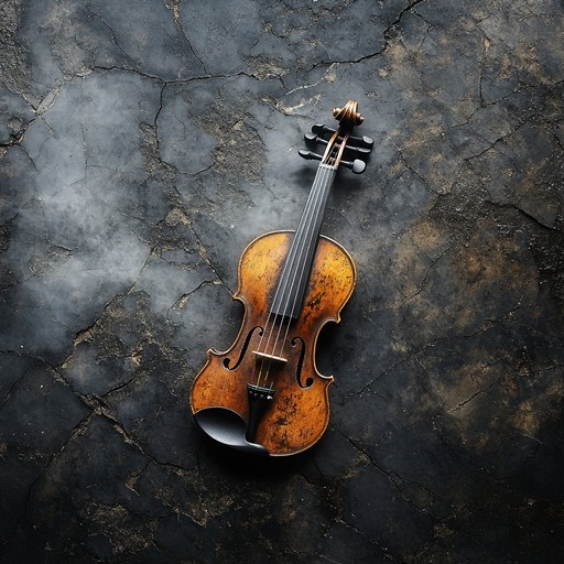 An instrumental neoclassical track featuring a solo violin weaving a tense and unsettling melody that reflects inner turmoil and mounting anxiety.