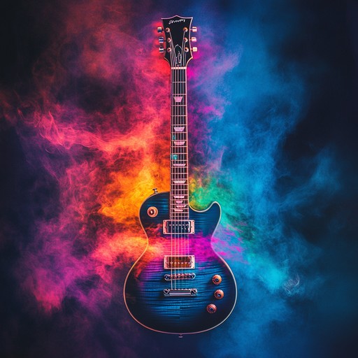 An energetic instrumental track combining classic rock guitar riffs with contemporary groovy rhythms, creating an infectious sound that uplifts and inspires movement