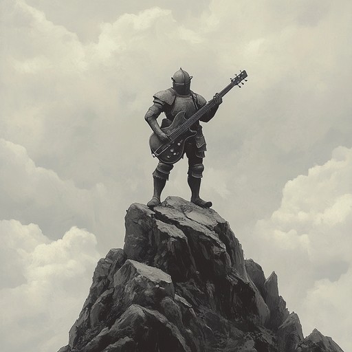 An instrumental metal piece featuring powerful guitar riffs and uplifting melodies designed to inspire courage and motivate listeners to overcome challenges.