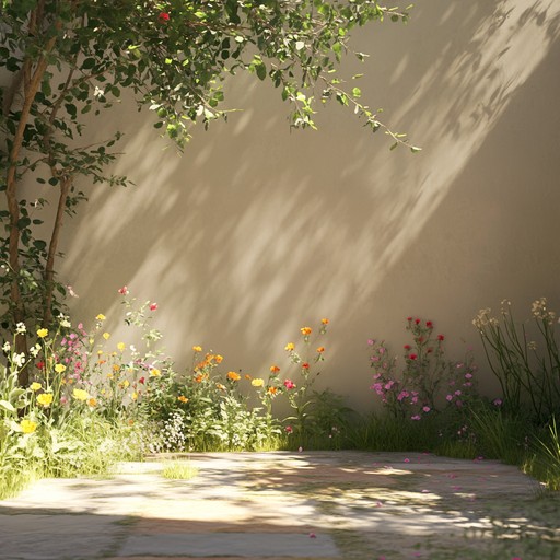 Imagine relaxing in a sunlit garden, surrounded by blooming flowers and a gentle breeze. This soothing instrumental piece is designed to bring peace and serenity, making it perfect for leisurely afternoons. Its gentle melodies and harmonious background create an atmosphere of calmness and tranquility, helping listeners unwind and rejuvenate.