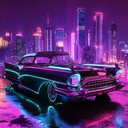 instrumental mix of retro rock and futuristic synth sounds