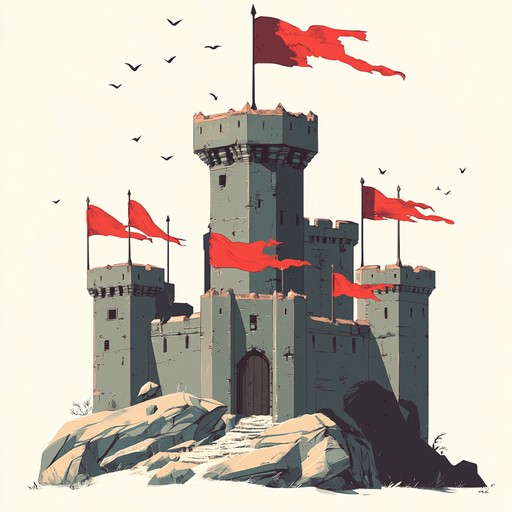 An inspiring and heroic orchestral piece that celebrates victory and triumph. It begins with a delicate string arrangement and transitions into a robust, powerful melody with brass and percussion, symbolizing the glory and grandeur of successful conquests and epic battles.