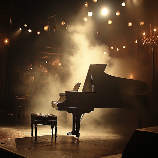 A nostalgic and emotive piece set in a smoky, dimly lit cabaret, where each piano note tells a story of love lost but never forgotten. The music flows like a tender whisper, filling the air with the bittersweet memories of past romances. The soulful melody drapes the listener in a blanket of elegant sorrow and timeless longing.