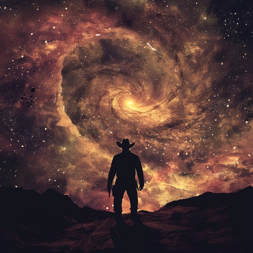 A stunning hybrid of slide guitar and atmospheric synths, creating a soundscape that feels both grounded and cosmic. It transports listeners to a surreal prairie under an endless, starry sky, blending the warmth of country with space like serenity.