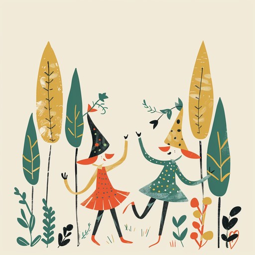 An enchanting instrumental suomipop track evoking the playful, harmless mischief of elves dancing in a finnish forest. The melody captures the essence of whimsical surroundings with a light, joyous feel. The upbeat tempo and childlike wonder are enhanced by rhythmic strumming and cheerful harmonics. Perfect for whimsical, lighthearted moments.