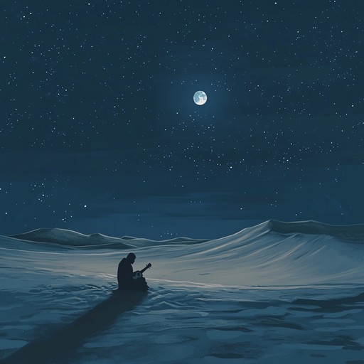 An instrumental piece that evokes the ethereal beauty of middle eastern deserts, blending traditional oud melodies with ambient textures to create a mesmerizing soundscape that transports listeners to ancient times under a vast, starlit sky.