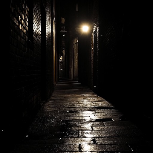 A haunting instrumental piece that combines gritty industrial sounds with gothic melodies, evoking the feeling of wandering through dark, abandoned streets at night.