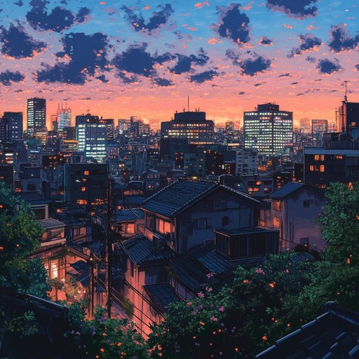 Painting an auditory picture of tokyo as the city transitions from sunset to neon lit night, this track combines classic and contemporary elements to illustrate the blend of history and innovation that defines the city.