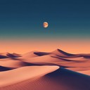 soft melodies echo over quiet desert landscapes at dusk