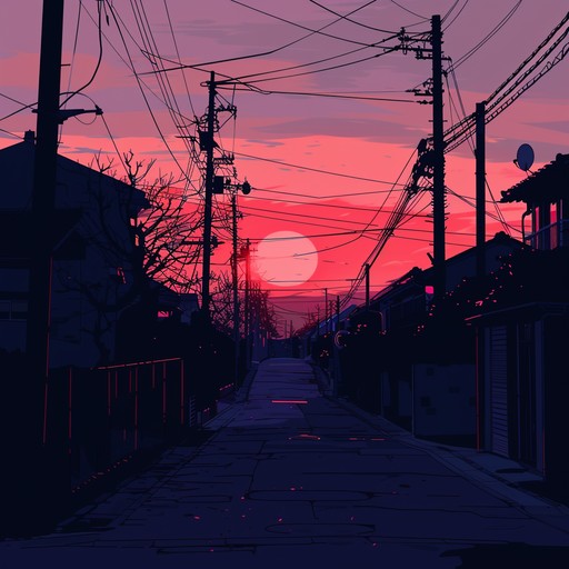 Picture a desolate, shadow-laden street as the sun dips below the horizon, casting long shadows and painting the scene in a melancholic orange glow. This instrumental captures the essence of solitude and introspective thought, weaving in slow, sultry saxophone solos that speak louder than words, embodying the quietness of a city at dusk.