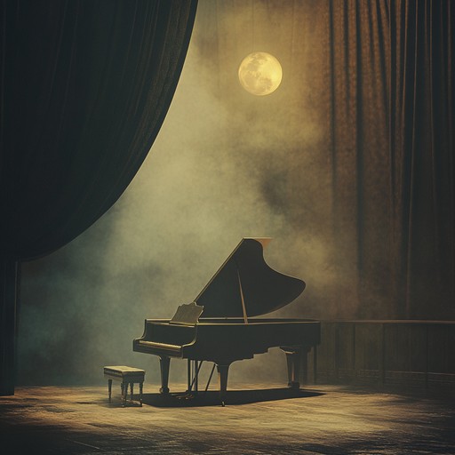 An eerie and lonely tune that captures the essence of a cabaret performance at midnight. Plucked strings and piano interweave to create a dark, melancholic atmosphere.