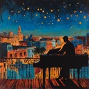 graceful latin jazz melody evoking night city elegance and rhythm