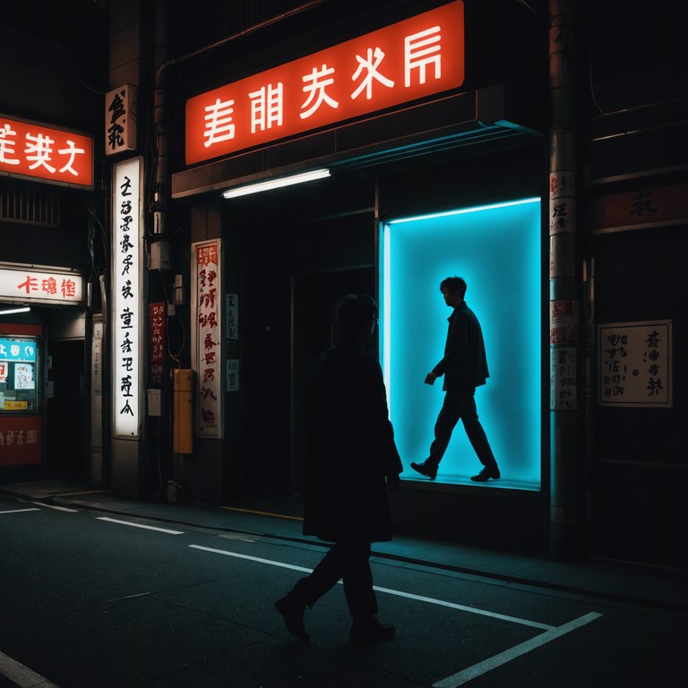 'echoes beneath tokyo lights' takes the listener on a sonic journey through tokyo at twilight, where the sparkle of pop melodies meets the eerie echo of footsteps in empty alleys. It's a narrative driven by the sharp twangs of shamisen, ensnaring the listener in its hauntingly beautiful melody.