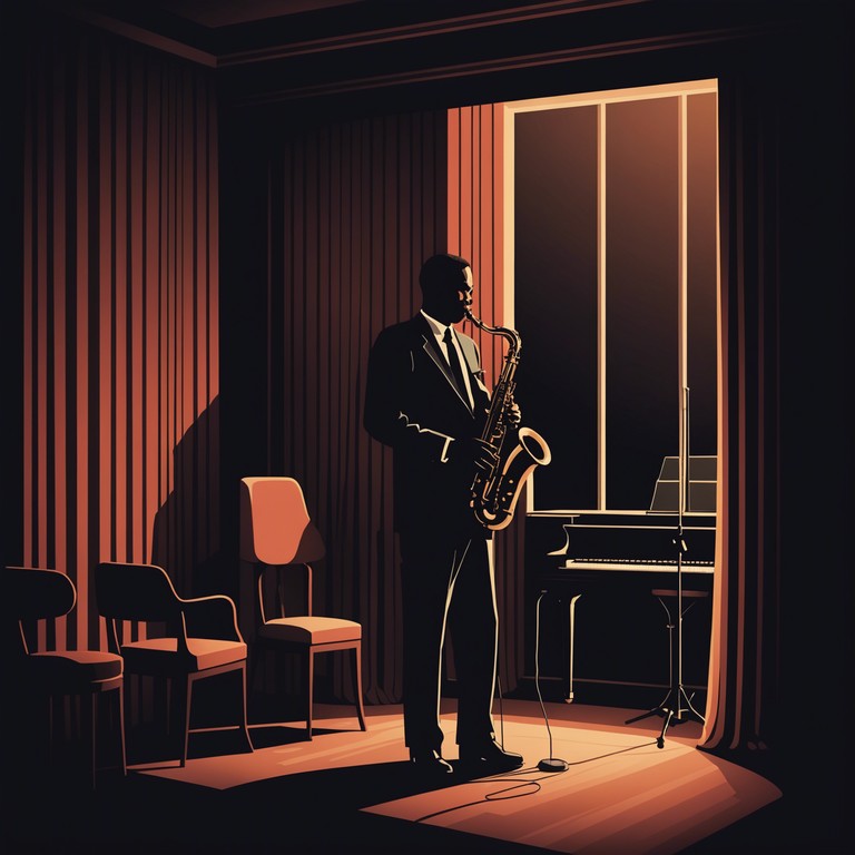 This composition draws from the essence of a late night jazz club where the air is filled with the sensual serenade of a saxophone. The music captures the intimate moments of dimly lit encounters, with each note dripping with passion and sultry appeal.