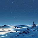 dreamlike holiday tune evoking serene winter nights